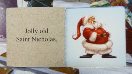 Whistle Stop Christmas Advent Calendar (Countdown to Christmas) by Vermont Christmas Company with Jolly Old Saint Nicholas Vers
